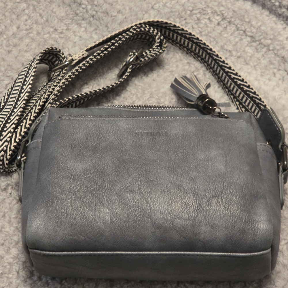 Stylish Gray Crossbody Bag